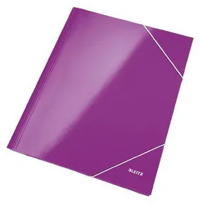 Trojlopňové dosky Leitz WOW, A4, purpurová